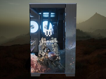 Maingear Crimson Desert Limited Edition PC спереди показан