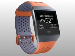 Fitbit Ionic в кораллово-синем и огненно-оранжевом цветах (Источник изображения: Fitbit)
