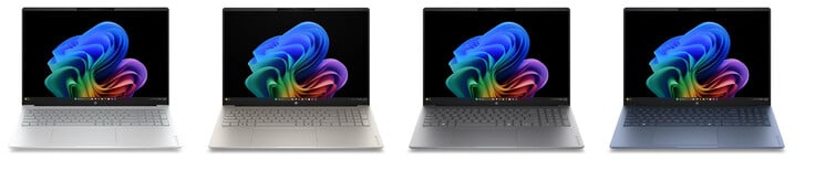 Новый OmniBook 5 16 доступен в цветовых вариантах «Glacier Silver», «Meteor Silver», «Sahara Silver» или «Starlit Blue».
