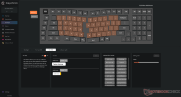 Возможности настройки зоны Keychron Launcher RGB. 