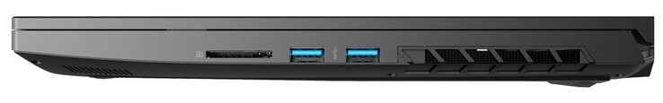 Правая сторона: картридер, 2x USB 3.2 Gen1 Type-A,