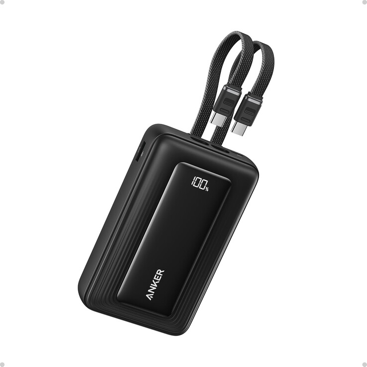 Anker Zolo Power Bank (20K, 45 Вт, встроенные двойные кабели USB-C). (Источник изображения: Casio)
