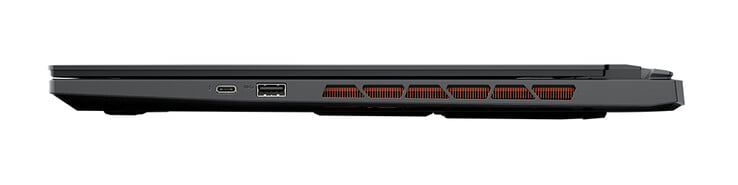 Правая сторона: Thunderbolt 4 (Type-C, Power Delivery), USB 3.2 Gen2 (Type-A) (Изображение: Aorus)