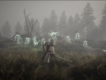 В трейлере бои выглядят несколько быстрее и агрессивнее, чем в Breath of the Wild. (На изображении: скриншот из официального трейлера ArcheAge Chronicles.)