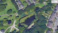 GNSS-измерения: пруд