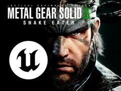 Баннер ремейка Metal Gear Solid 3 с логотипом Unreal Engine (Источник изображения: PlayStation Store, Epic Games с правками)