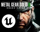 Баннер ремейка Metal Gear Solid 3 с логотипом Unreal Engine (Источник изображения: PlayStation Store, Epic Games с правками)