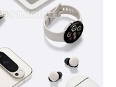 Часы серии Pixel Watch 3 должны быть доступны в размерах 41 мм и 45 мм. (Источник изображения: Google через 91mobiles &amp; @OnLeaks)