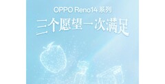 Серия Reno14 скоро станет официальной. (Источник изображения: Oppo)