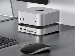 Новое решение Ugreen для стыковки создает эффект, что Mac парит. (Источник изображения: Ugreen)