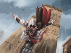 У ныне отмененной игры Assassin's Creed было кодовое название "Project Scarlet". На картинке - фан-арт Эцио Аудиторе из серии AC. (Источник изображения: u/artofani через r/IndianGaming)
