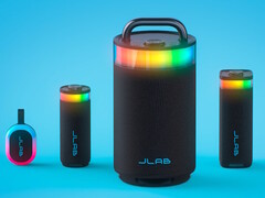 Bluetooth-колонки JLab серии Party оснащены световыми эффектами RGB, устойчивы к брызгам и имеют настраиваемый звук. (Источник изображения: JLab)