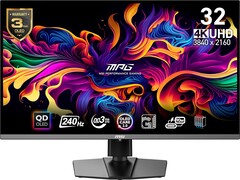 MSI MPG 321URX - это 32-дюймовый 4K QD-OLED монитор с частотой обновления 240 Гц. (Источник изображения: MSI/Amazon)