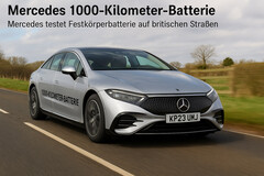 1000-километровая батарея Mercedes: Mercedes испытывает твердотельный аккумулятор на британских дорогах. (Источник изображения: DallE3)