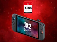 Nintendo Switch 2 показана с картой Game-Key на 16 Гб (Источник изображения: Nintendo of America с правками)