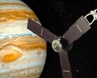 Иллюстрация художника, изображающая космический зонд, приближающийся к Юпитеру. (Источник изображения: Andrew-Art - Pixabay)