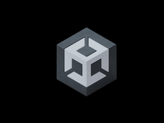 Логотип Unity на черном фоне (источник изображения: Unity)