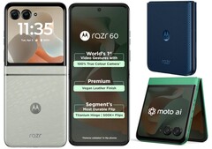 Флип-телефон Motorola Razr 60 оснащен процессором MediaTek Dimensity 7400X (Источник изображения: Motorola)