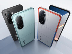 Xiaomi Poco M7 в трех стартовых цветах. (Источник изображения: Xiaomi)