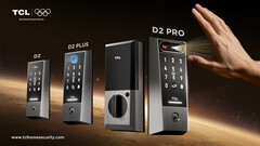 Новая серия D2 от TCL включает в себя D2, D2 Plus и D2 Pro - умные дверные замки (Источник изображения: TCL)