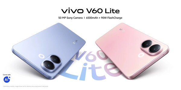 Vivo V60 Lite 4G имеет те же характеристики, что и Vivo V60 Lite 5G.
