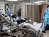 Палата пациентов с вирусом Корона в Бруклине, март 2020 г. (Источник изображения: Victor Blue и The New York Times; обрезано)