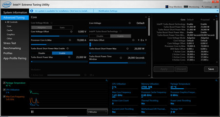 Intel XTU