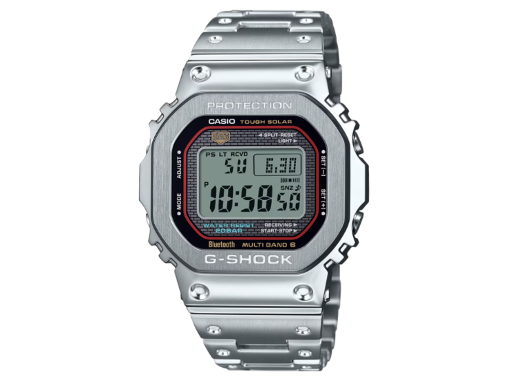 По слухам, часы Casio G-Shock GMW-B5000D Orange Line будут похожи на модель GMW-B5000D-1C Red Line (вверху). (Источник изображения: Casio)