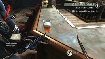 На снимке: скриншот игрового процесса из игры «Dishonored».