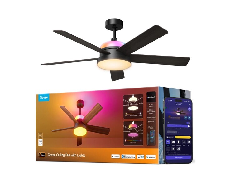 Потолочный вентилятор Govee со светильниками