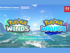 Скриншот из анонсирующего трейлера Pokémon Winds и Pokémon Waves