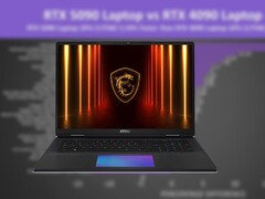MSI Titan 18 HX AI - один из самых мощных ноутбуков с RTX 5090 на рынке. (Источник изображения: MSI, Jarrod'sTech, отредактировано)