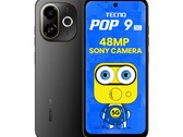 Tecno Pop 9 5G в черном цветовом решении Shadow Black (Источник изображения: Tecno)