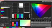 Цветовая гамма 95.3% - широкая гамма по сравнению с DCI P3