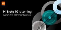 Mi Note 10 скоро появится. (Источник: Xiaomi)