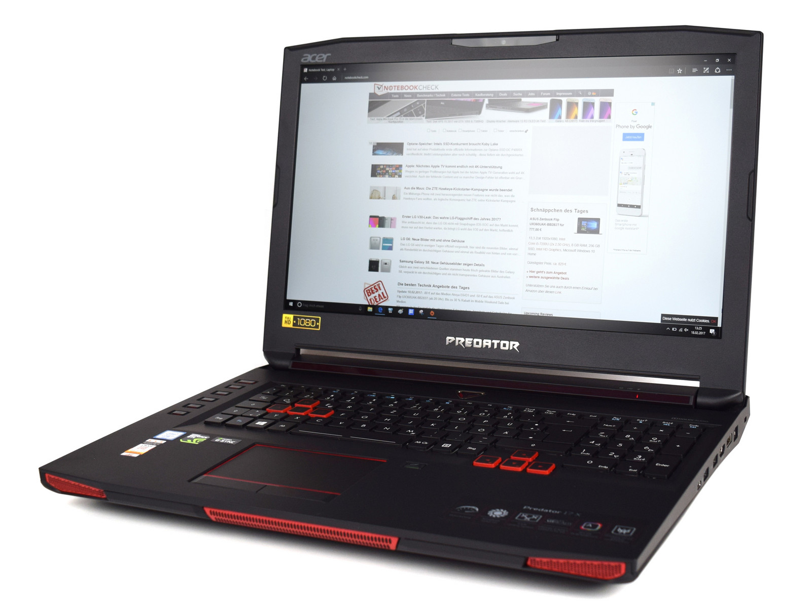 Ноутбуки Acer Predator 17 Цена